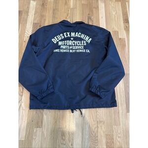 NWT Deus Ex Machina Coach Jacket Mens XXL Tokyo Japan Lined‎ Nylon